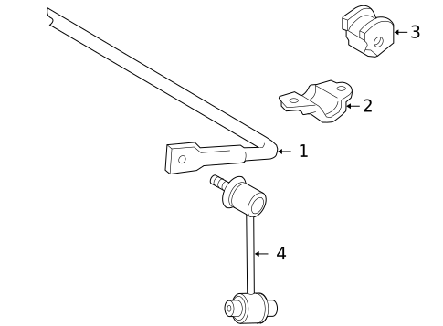 Stabilizer Bar & Components for 2011 Lexus GS450h #3
