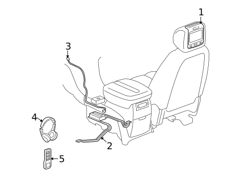 Entertainment System Components for 2017 Cadillac Escalade #2