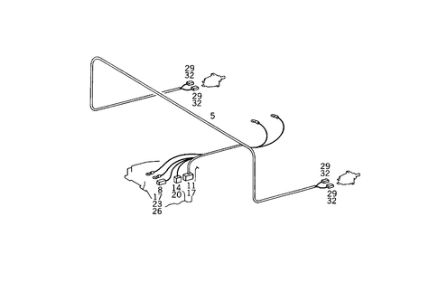 Electric Window Regulator for 1988 Mercedes-Benz 560SEL #0