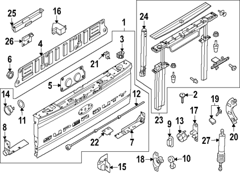 Tail Gate for 2023 Ford F-450 Super Duty #0