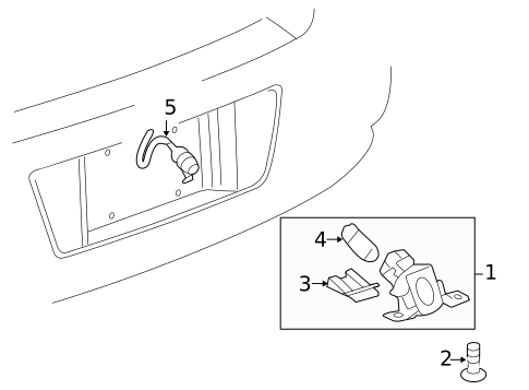 License Lamps for 2021 Chevrolet Malibu #21