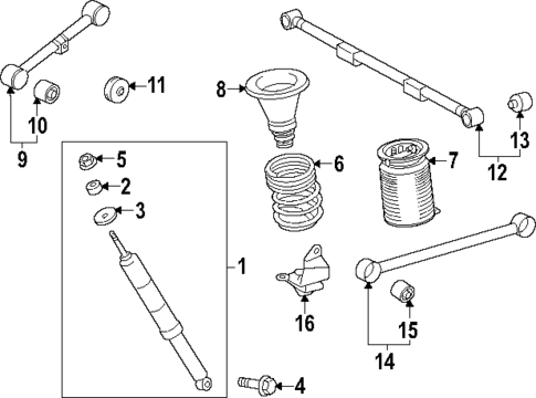 Rear Suspension for 2025 Toyota Sequoia #1