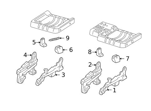 Tracks & Components for 2001 Mazda B3000 #0
