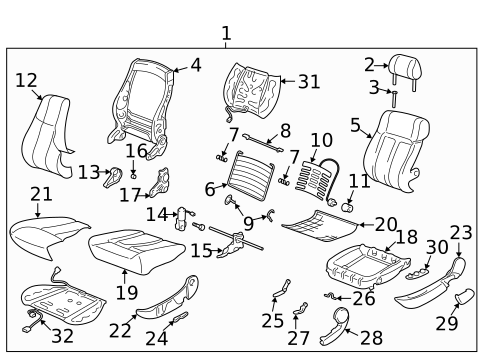 Power Seats for 2005 Saturn L300 #1