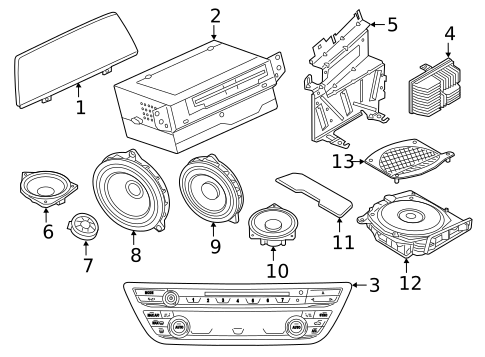 Sound System for 2022 BMW 430i Gran Coupe #6
