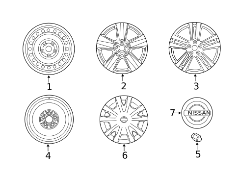 Wheels for 2012 Nissan Quest #0
