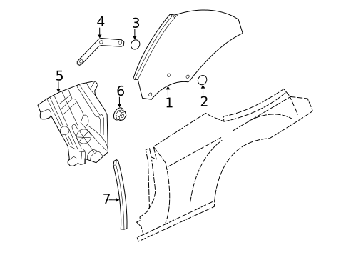 Glass & Hardware for 2010 Chrysler Sebring #0