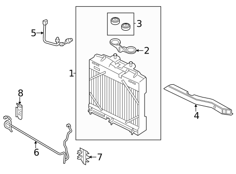 Oil Cooler for 2011 BMW 535i xDrive #1