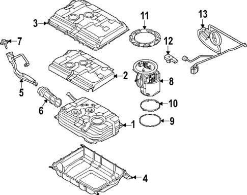 Fuel System Components for 2025 BMW XM #0