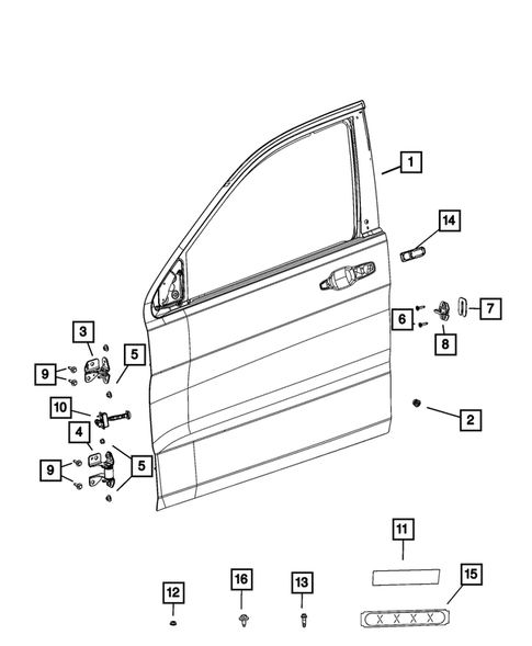 Front Door for 2023 Jeep Grand Wagoneer #1