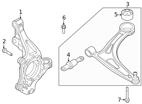Suspension Components for 2022 Hyundai Sonata #1