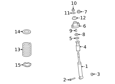 Shocks & Components for 2013 Mitsubishi Outlander #0