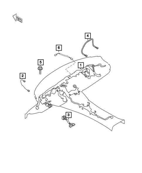 Wiring-Instrument Panel for 2019 Fiat 124 Spider #0