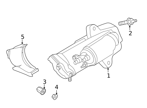 Starter for 2021 Ford Bronco Sport #0