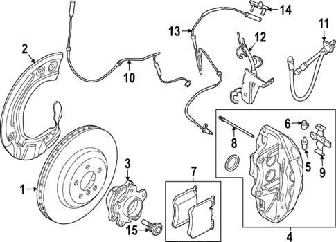 Brake Components for 2024 BMW M440i xDrive Gran Coupe #0