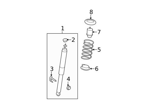 Shocks & Components for 2008 Ford Edge #0