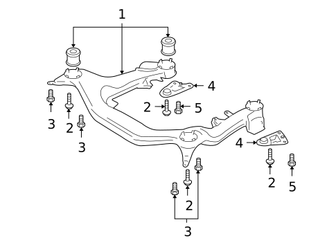 Suspension Mounting for 2003 Audi A4 #0