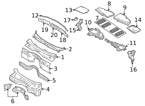 Cowl for 2009 BMW M3 #1