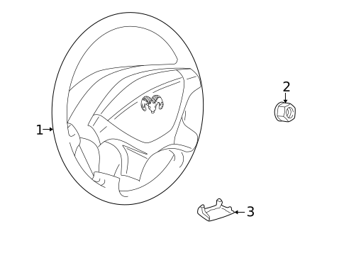 Steering Wheel & Trim for 2003 Chrysler Sebring #0
