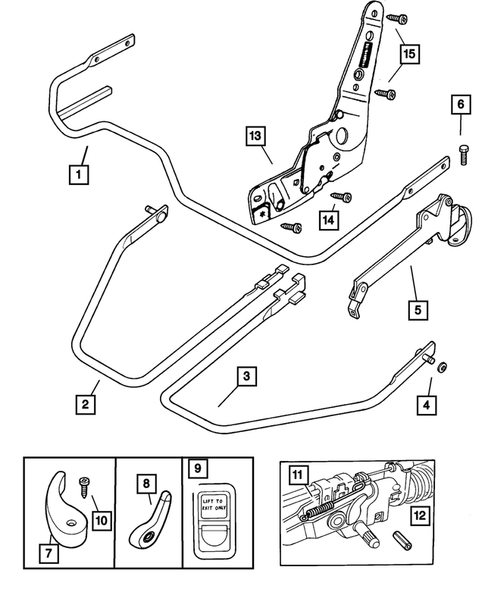 Adjusters, Covers, Shields, and Risers for 2001 Dodge Dakota #1