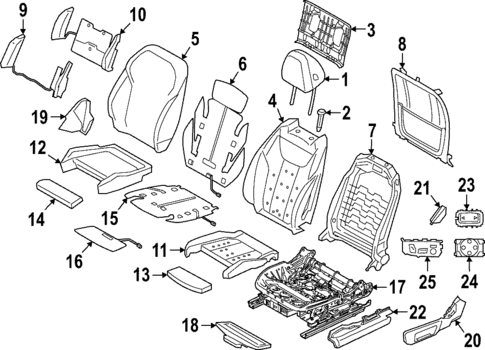 Lumbar Control Seats for 2024 BMW 330i #0