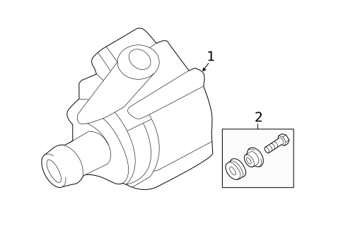 Water Pump for 2018 Audi Q3 #2