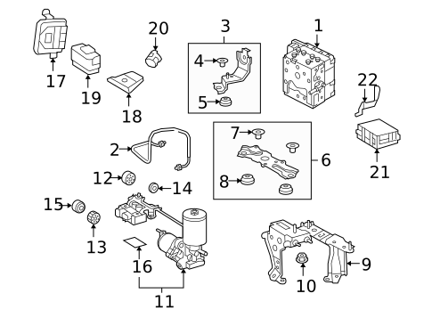 Anti-Lock Brakes for 2009 Toyota Highlander #3