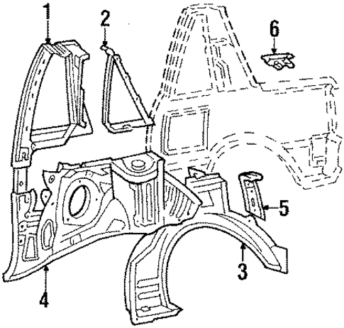 Inner Components for 1986 Toyota MR2 #1
