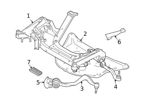 Suspension Components for 2006 BMW 760Li #1