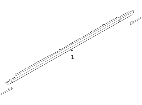 Exterior Trim - Pillars for 2006 Dodge Charger #0