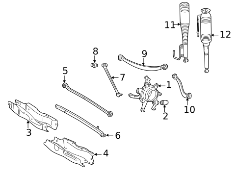 Rear Suspension for 2006 Mercedes-Benz S55 AMG #2