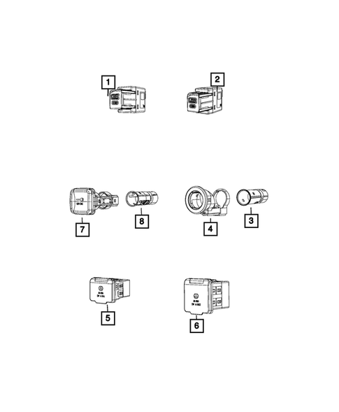 Power Distribution, Fuse Block, Junction Block, Relays and Fuses for 2022 Jeep Compass #1