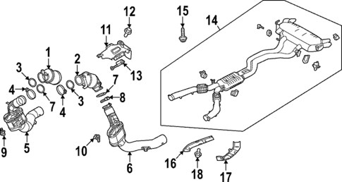 Exhaust Manifold for 2022 Land Rover Range Rover #1
