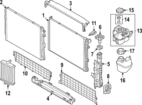 Radiator & Components for 2025 BMW M440i Gran Coupe #0