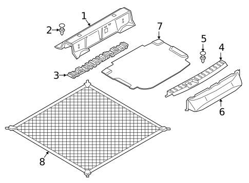 Interior Trim - Rear Body for 2019 Mini Cooper Clubman #2