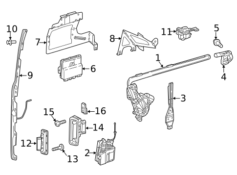 Lock & Hardware for 2021 Mercedes-Benz Metris #5