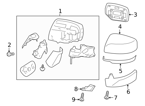 Outside Mirrors for 2021 Subaru WRX STI #0
