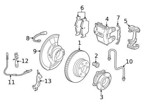 Anti-Lock Brakes for 2018 BMW X6 #1