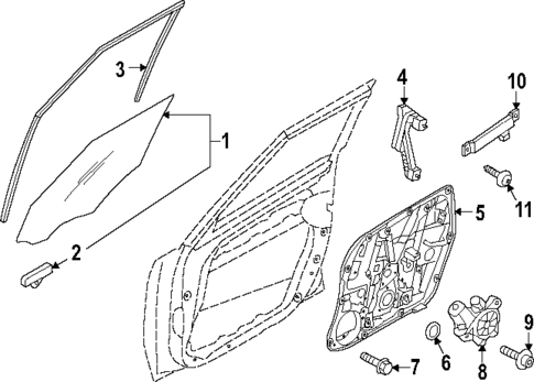 Front Door for 2023 Kia Niro #1