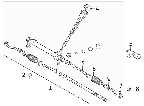 Steering Gear & Linkage for 2017 Hyundai Sonata #1