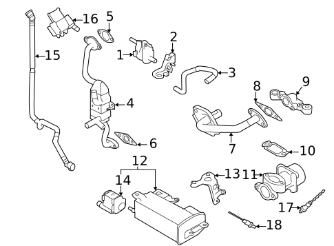 EGR System for 2023 Subaru Legacy #0