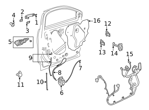 Rear Door for 2024 Chevrolet Trailblazer #2