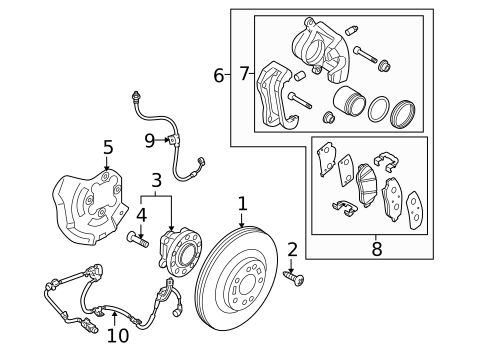 Anti-Lock Brakes for 2012 Hyundai Genesis #0