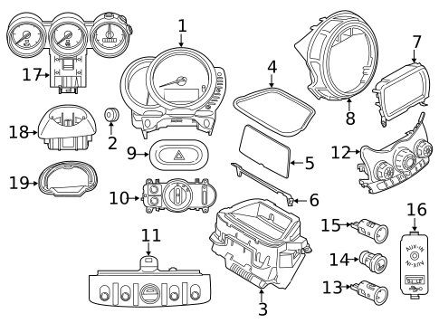 Instruments & Gauges for 2024 Mini Cooper Countryman #2