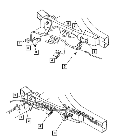 Brake Lines and Hoses for 2003 Jeep Wrangler #5