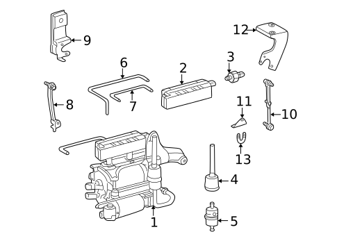 Ride Control Components for 2006 Mercedes-Benz S 500 #1