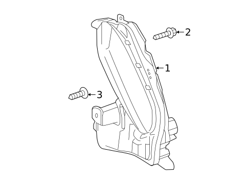 Daytime Running Lamp Components for 2018 Toyota Corolla #0
