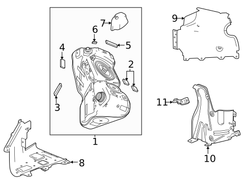 Fuel System Components for 2021 Chevrolet Corvette #0