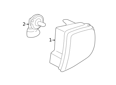 Bulbs - Chassis for 2000 Lincoln LS #2