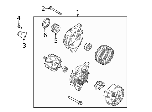 Alternator for 2024 Kia Soul #0
